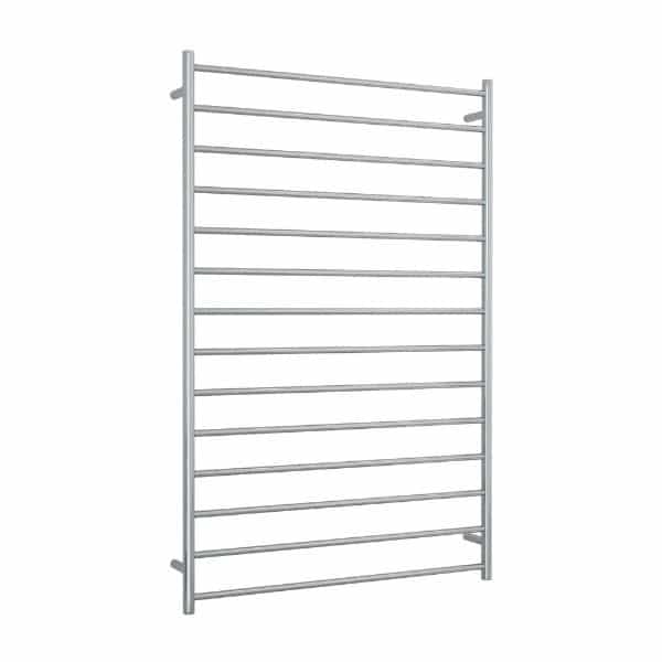 Thermogroup 14 Bar Straight Round Ladder Heated Towel Rail - Stainless Steel - Wellsons