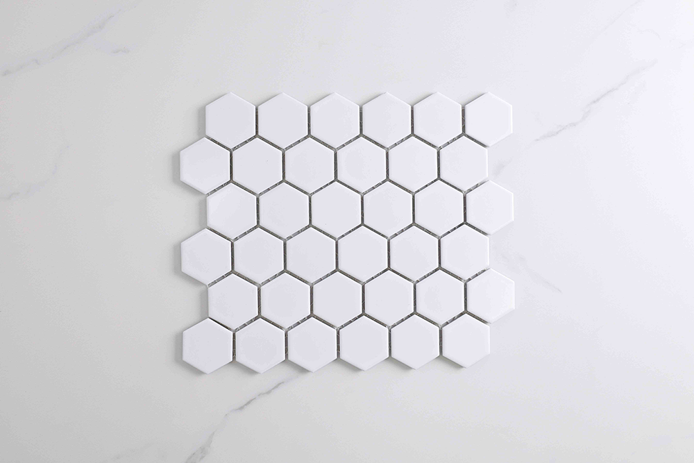 Astra Matt White Hexagon Tile