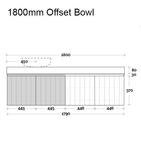 Marquis Chelsea Wall Hung Vanity - Wellsons