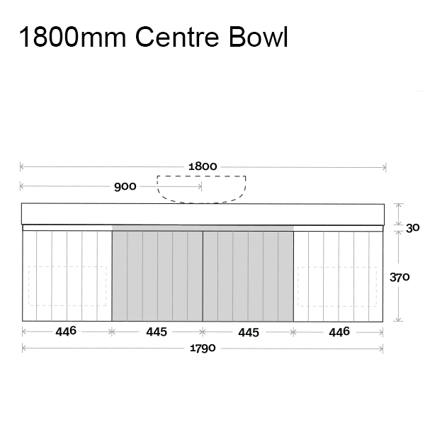 Marquis Chelsea Wall Hung Vanity - Wellsons