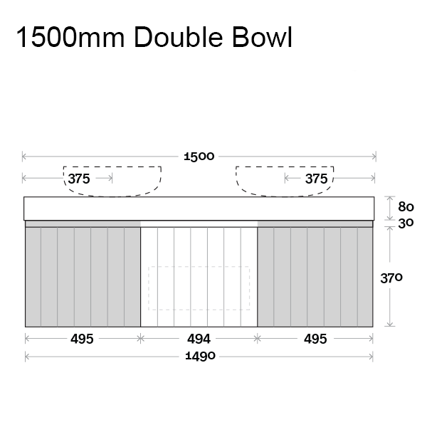 Marquis Chelsea Wall Hung Vanity - Wellsons