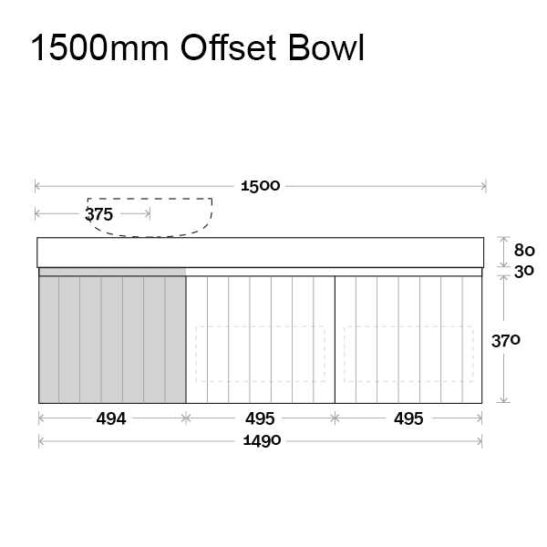 Marquis Chelsea Wall Hung Vanity - Wellsons