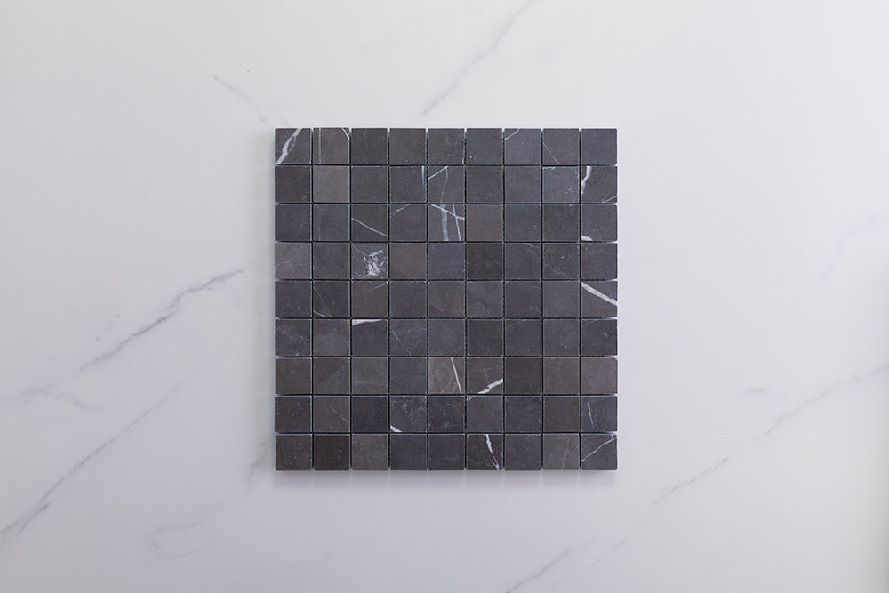 Deca Dark Grey Honed Square Tile