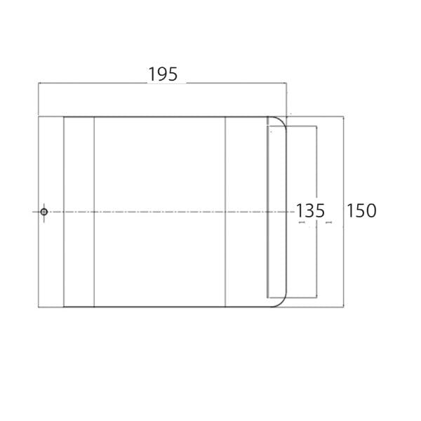 Fienza Harmon Waterfall Bath Outlet - Matte Black - Wellsons