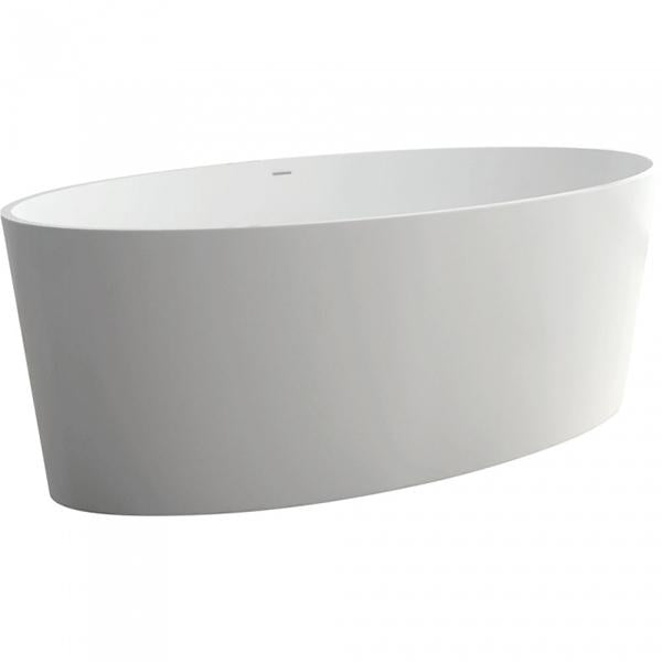 Fienza Lexy Stone Freestanding Bath 1600mm - Matte White - Wellsons