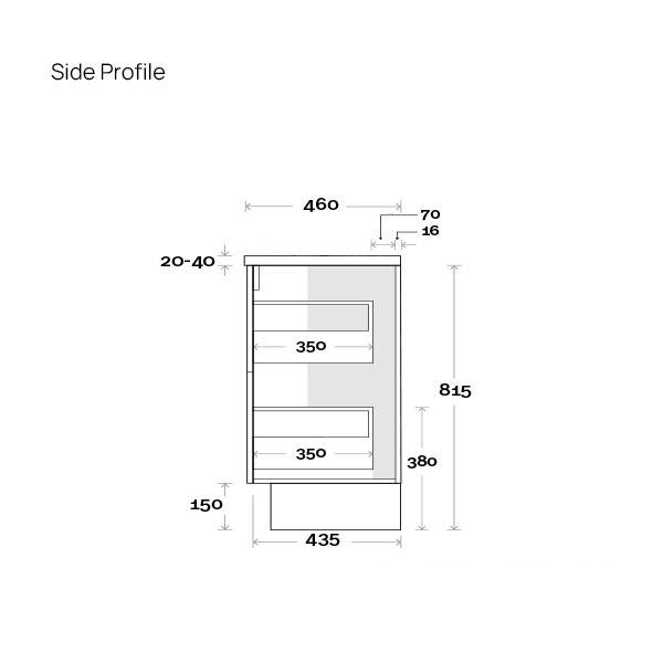 Marquis Marq Floor Standing All-Drawer Vanity - Wellsons