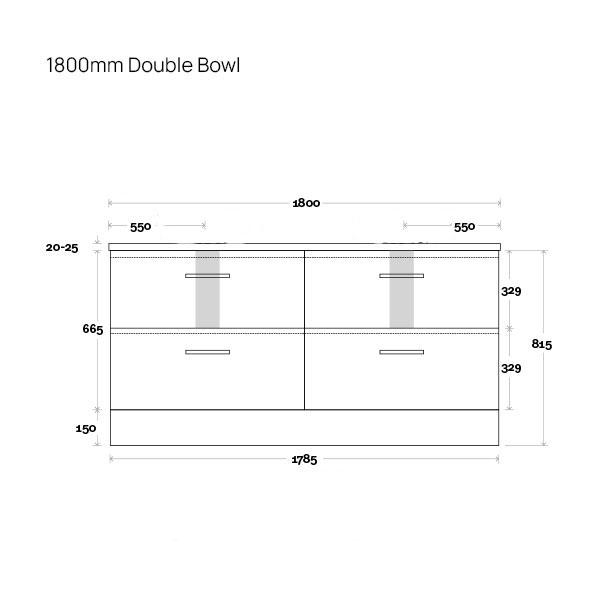Marquis Marq Floor Standing All-Drawer Vanity - Wellsons