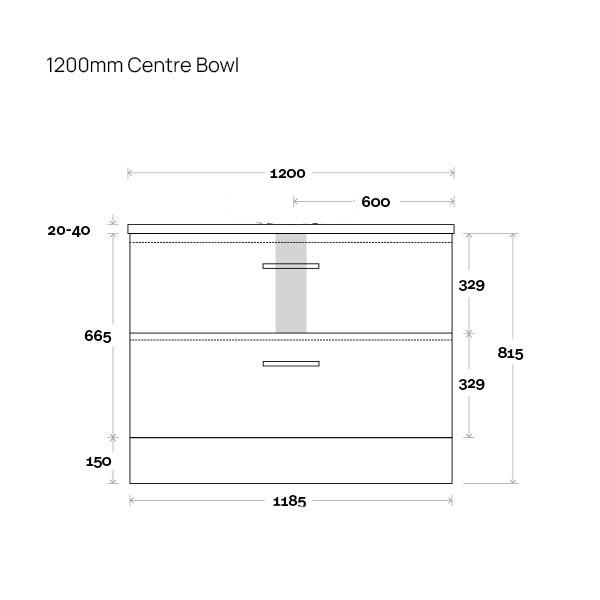Marquis Marq Floor Standing All-Drawer Vanity - Wellsons