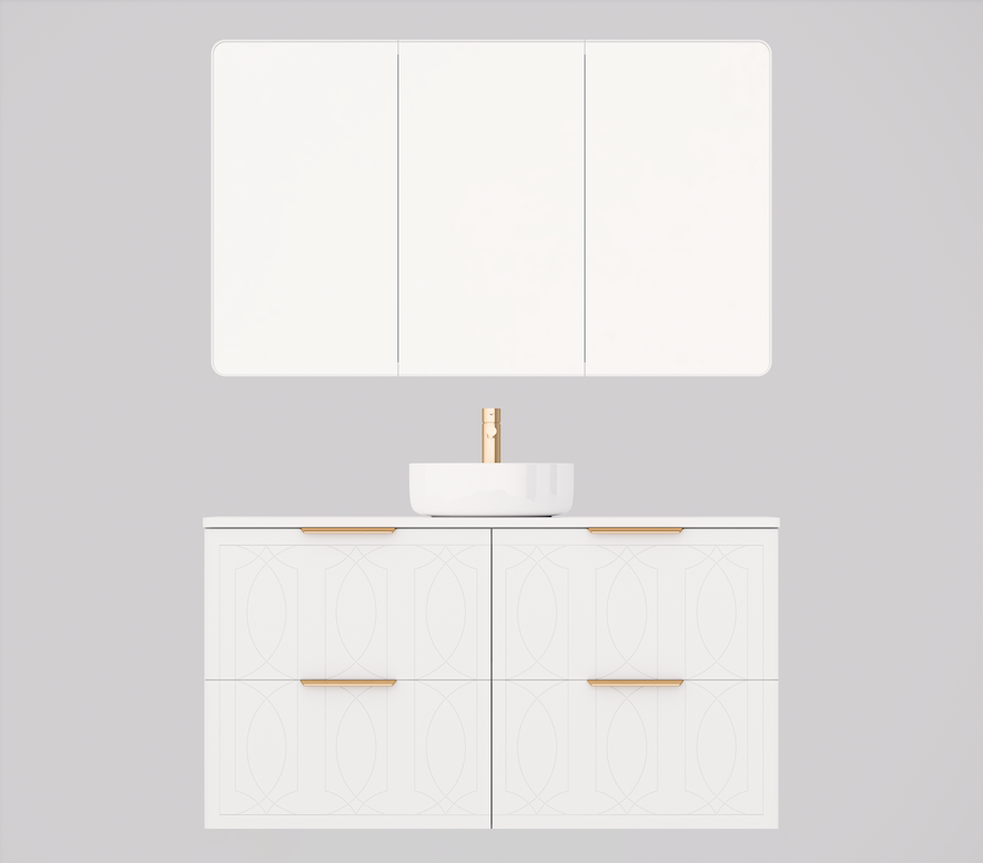 Timberline Sutherland House Regency Wall hung Vanity