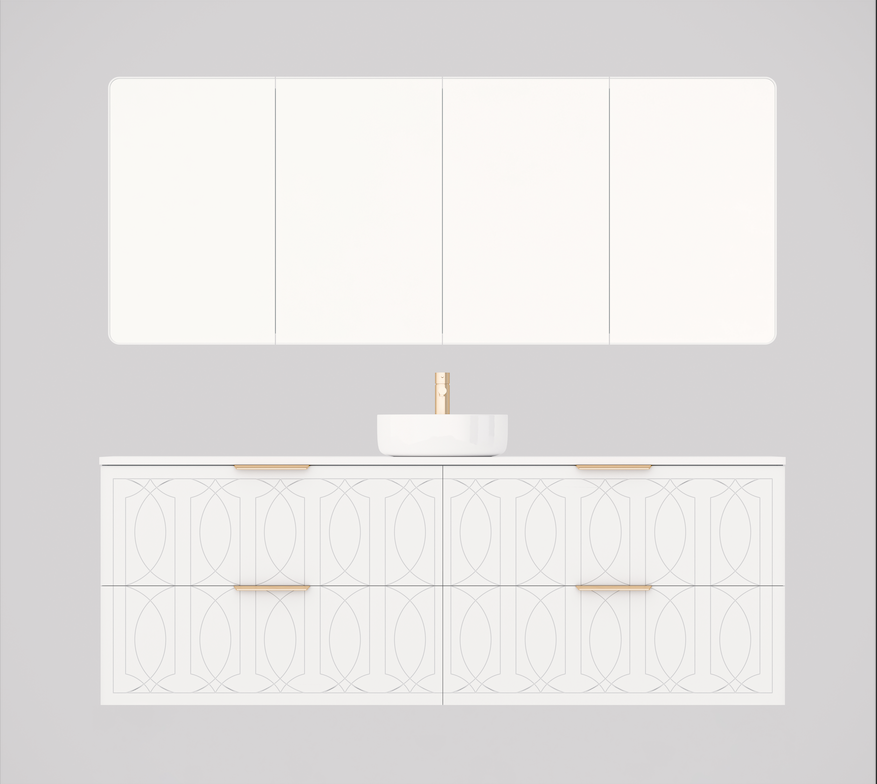 Timberline Sutherland House Regency Wall hung Vanity