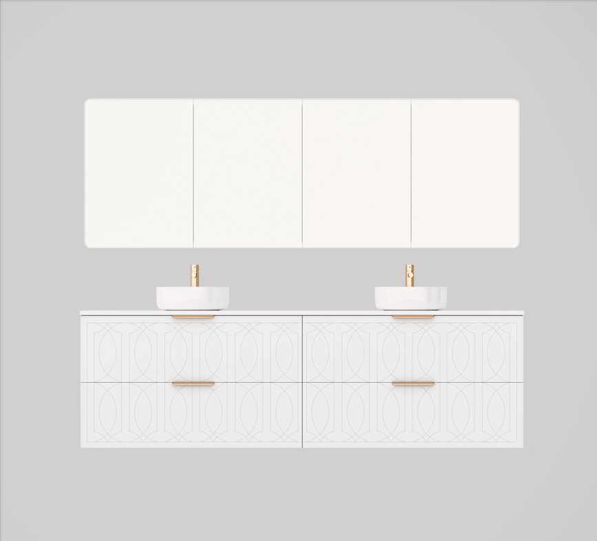 Timberline Sutherland House Regency Wall hung Vanity