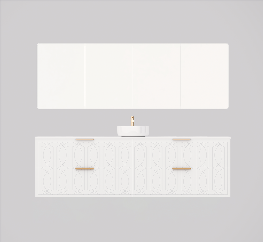 Timberline Sutherland House Regency Wall hung Vanity