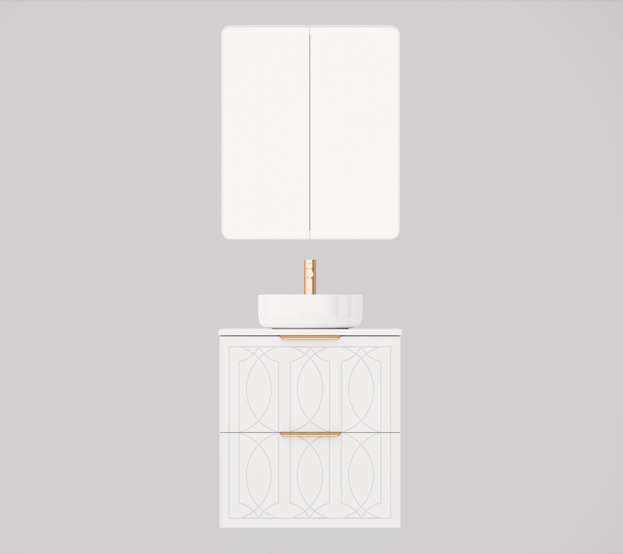 Timberline Sutherland House Regency Wall hung Vanity