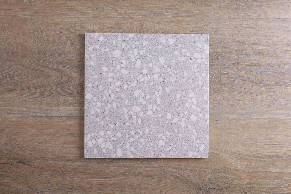 Signia Light Grey Terrazzo Look Tile