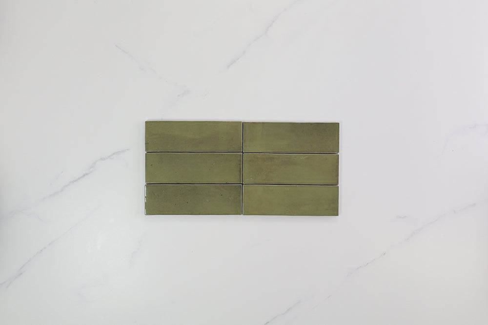 Soho Green Gloss Subway Tile