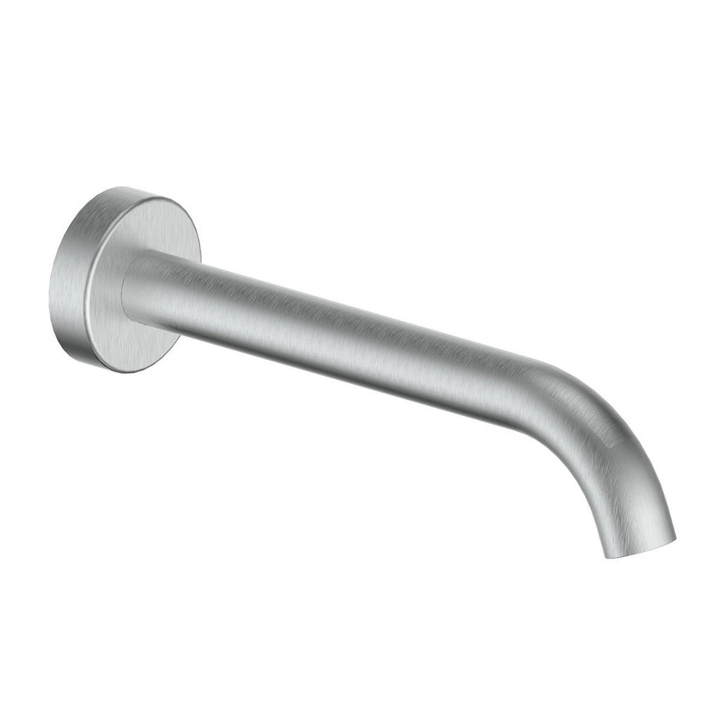 Greens Textura Bath Spout 190mm - Brushed Stainless - Wellsons