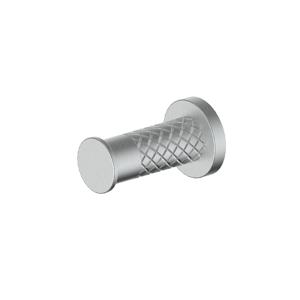Greens Textura Robe Hook - Brushed Stainless - Wellsons