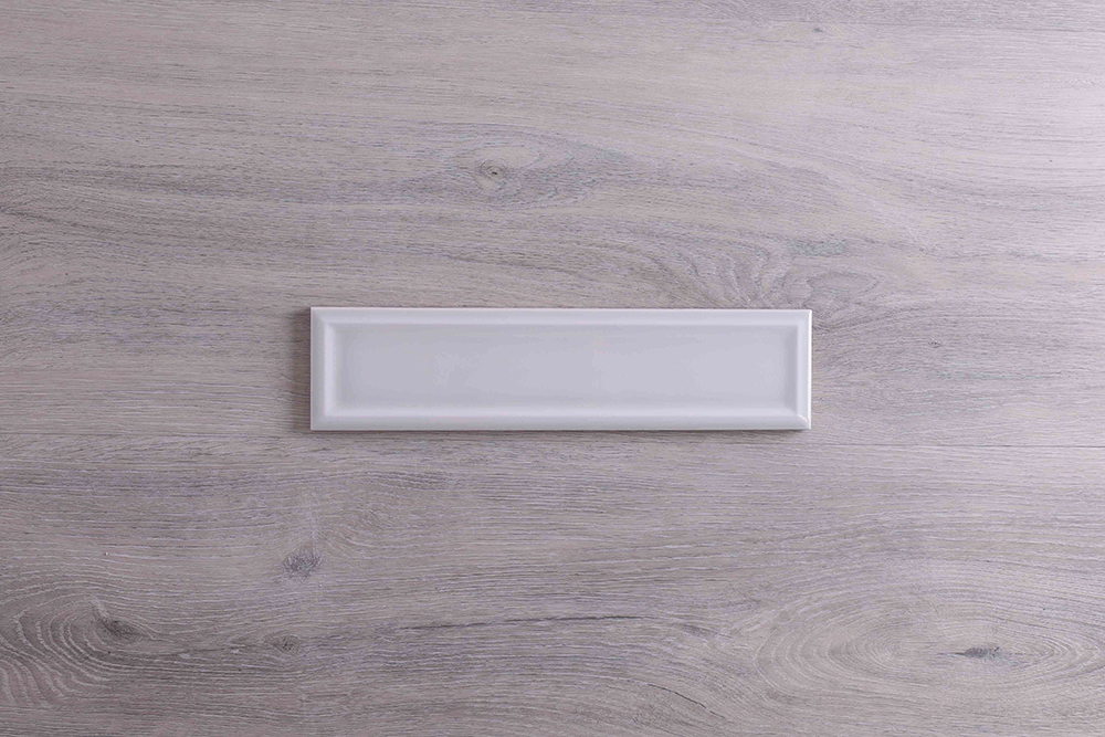 Tribeca Blue Gloss Bevelled Subway Tile