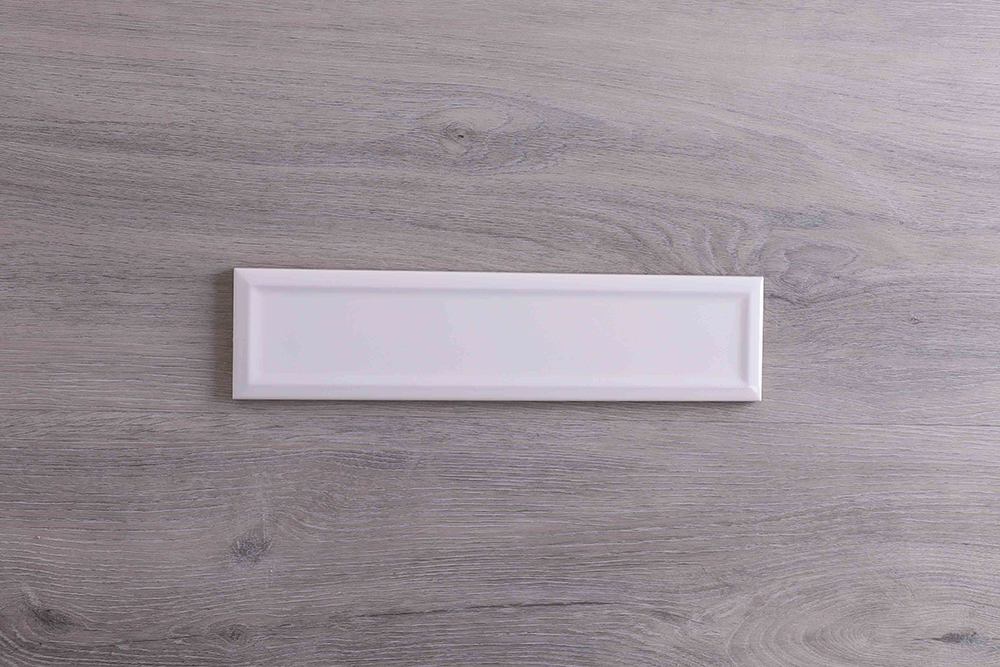 Tribeca White Gloss Bevelled Subway Tile