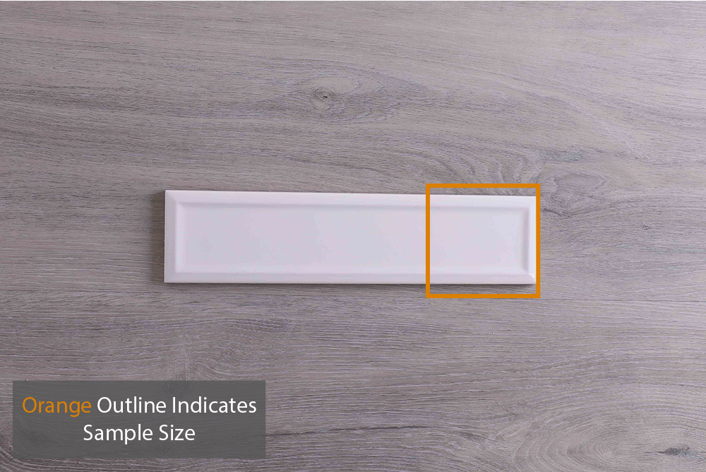 Tribeca White Gloss Bevelled Subway Tile