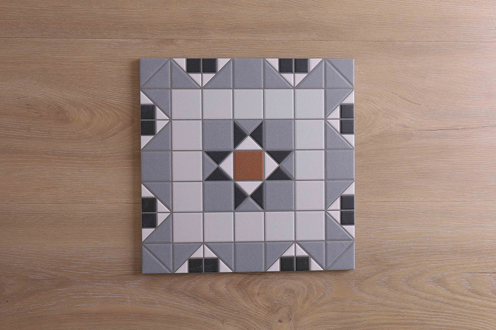 Victoria Federation Tessellated Look Grey Tile