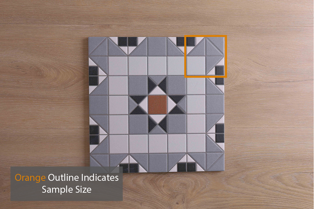 Victoria Federation Tessellated Look Grey Tile