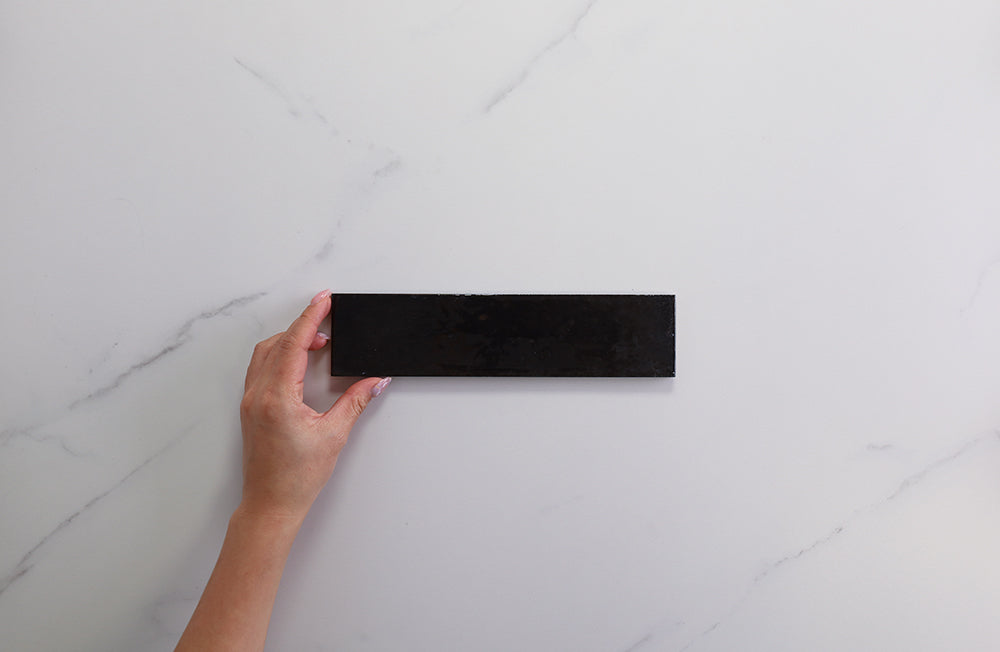 Wilton Black Gloss Subway Tile