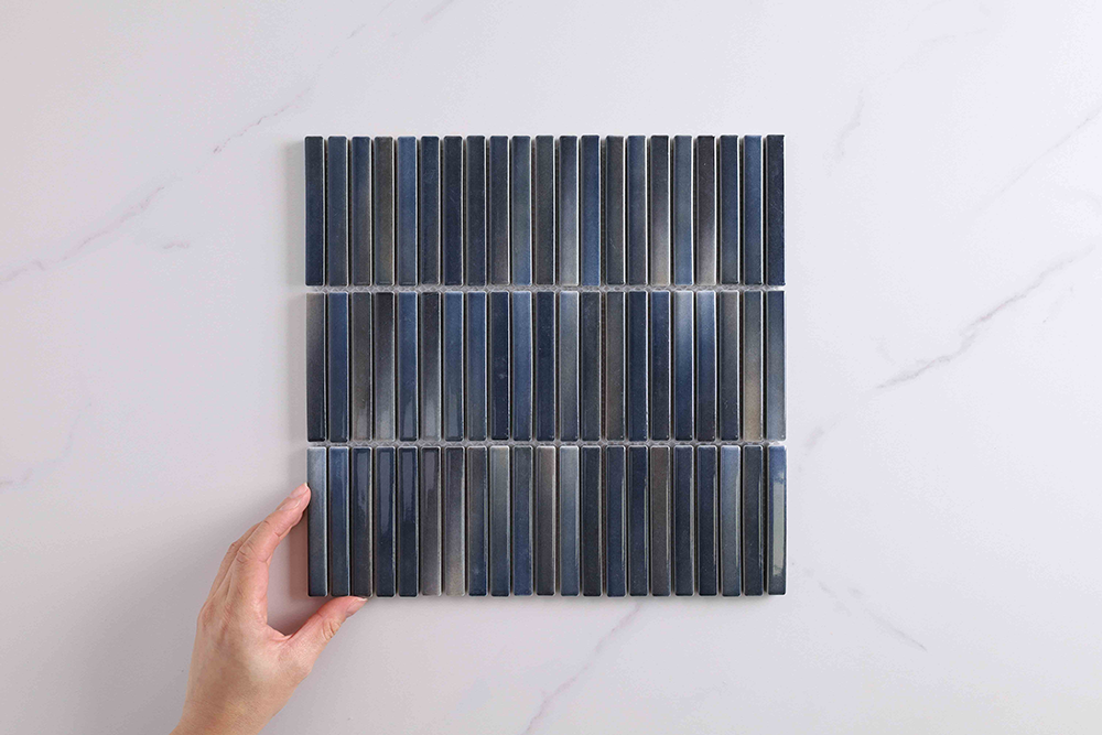 Byron Kit kat Marine Blue Mosaic Tile