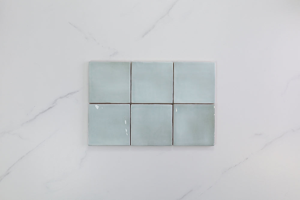 Palm Springs Mint Gloss Small Square Tile