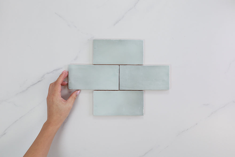 Palm Springs Mint Gloss Subway Tile