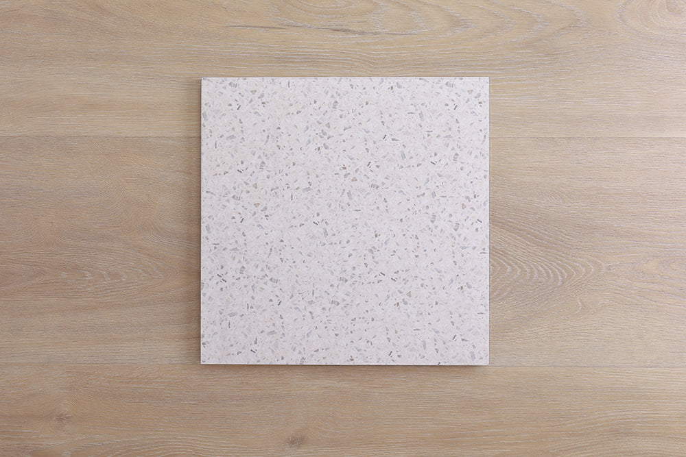 Parco White Matt Terrazzo Look Tile