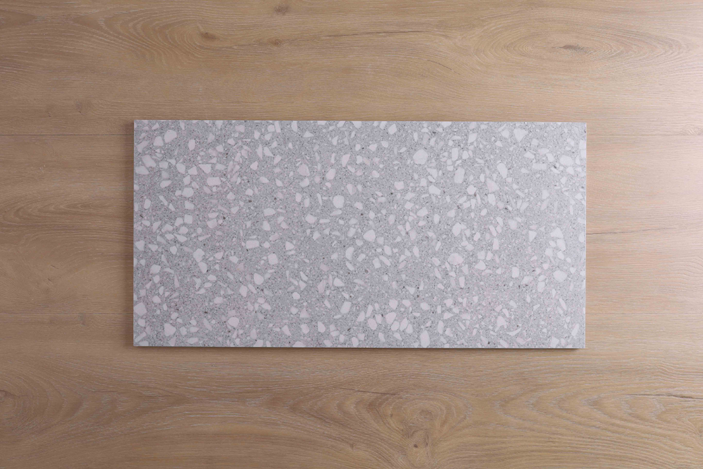 Signia Light Grey Terrazzo Look Tile