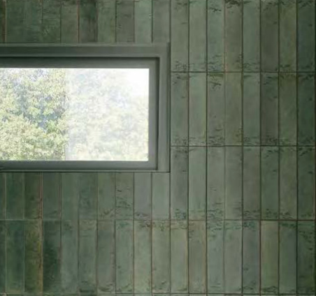 Wilton Green Gloss Subway Tile