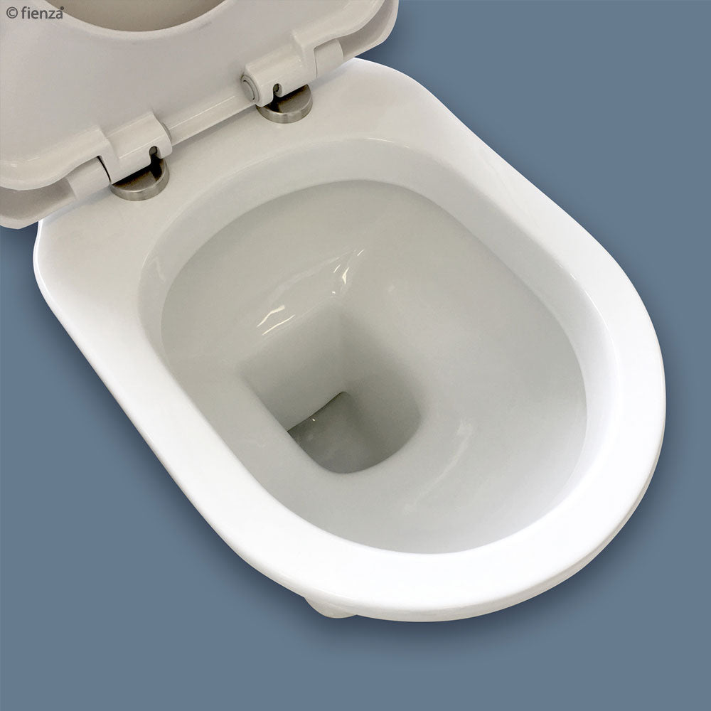 Fienza Rak Washington Close-Coupled Suite S-Trap 240 - White - Wellsons