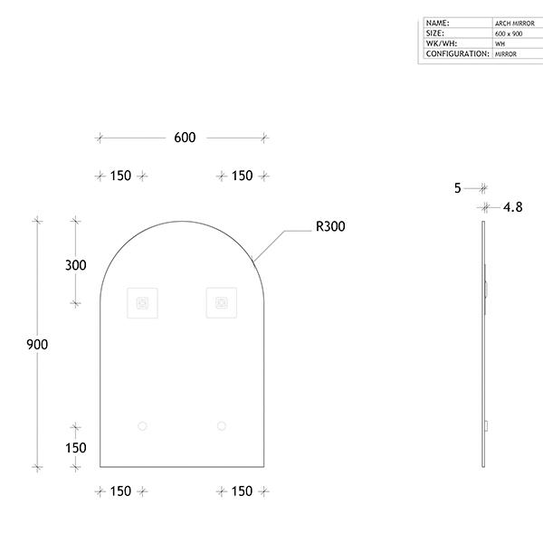 ADP Arch Mirror - Wellsons