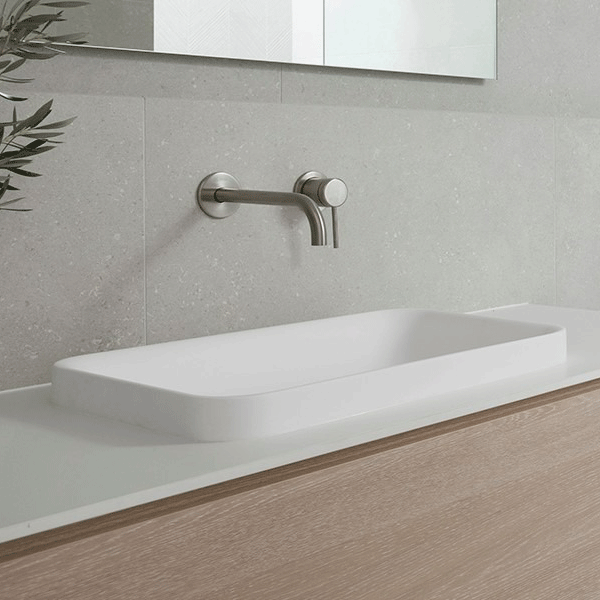 ADP Faith Solid Surface Basin - Gloss White