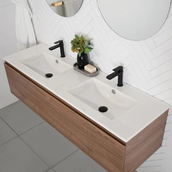 ADP Glacier All Door Slim Vanity With Ceramic Top - Lite