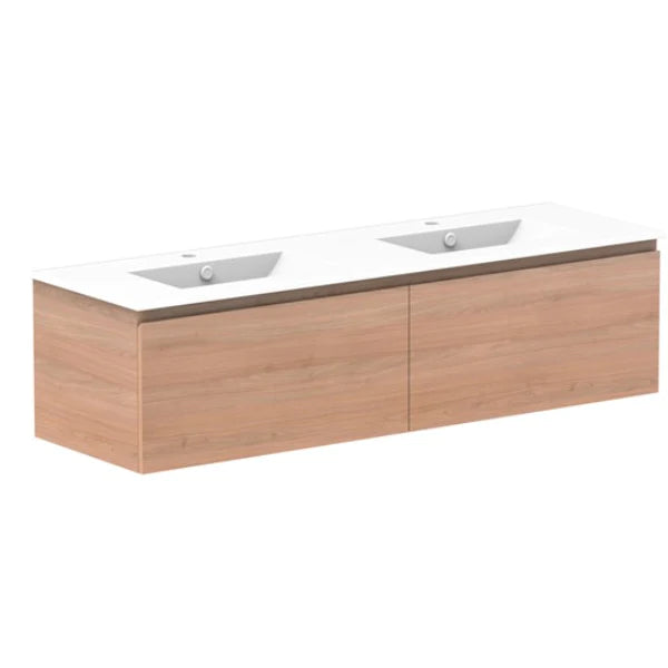 ADP Glacier All Drawer Slim Vanity with Ceramic Top - Lite