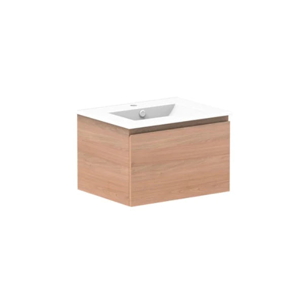 ADP Glacier All Drawer Slim Vanity with Ceramic Top - Lite