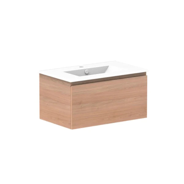 ADP Glacier All Drawer Slim Vanity with Ceramic Top - Lite