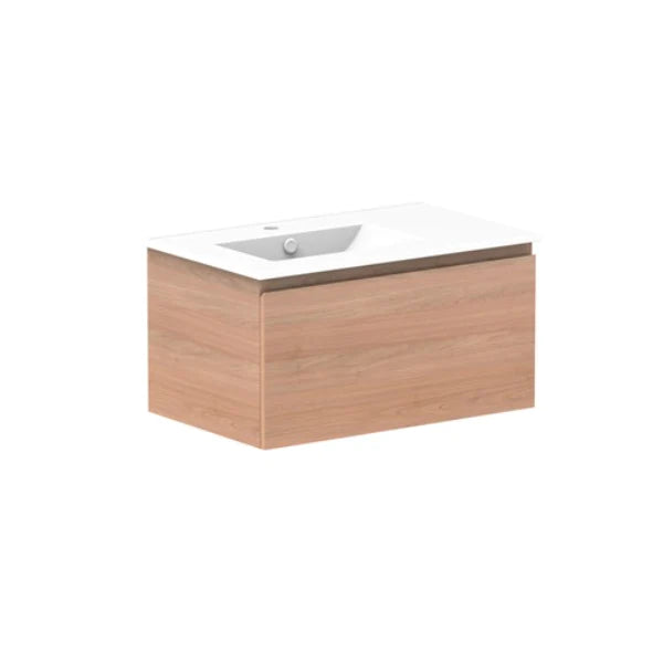 ADP Glacier All Drawer Slim Vanity with Ceramic Top - Lite