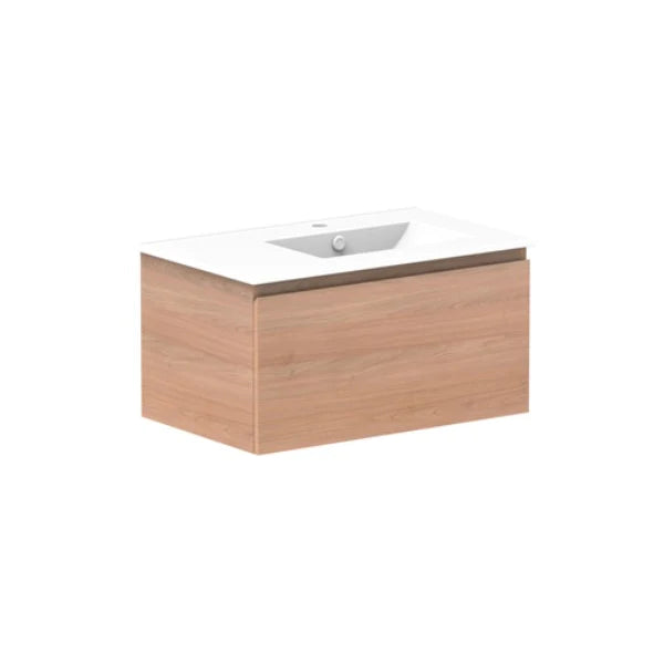 ADP Glacier All Drawer Slim Vanity with Ceramic Top - Lite