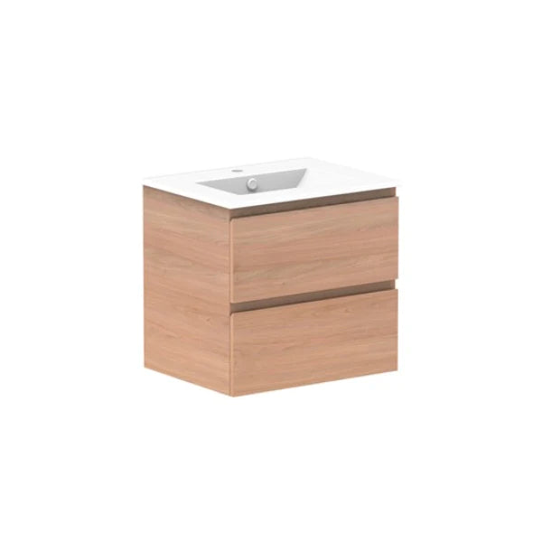 ADP Glacier All Drawer Twin Vanity With Ceramic Top - Pro