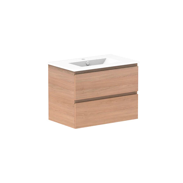 ADP Glacier All Drawer Twin Vanity With Ceramic Top - Pro