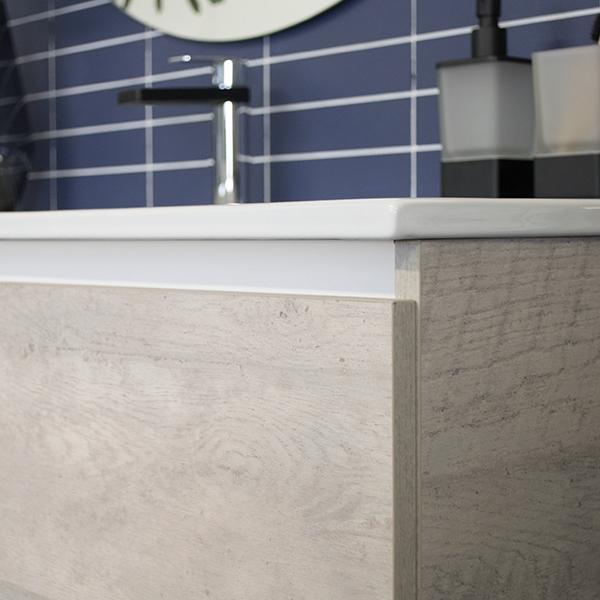 ADP Glacier Ceramic All-Drawer Slim Wall Hung Vanity - Wellsons