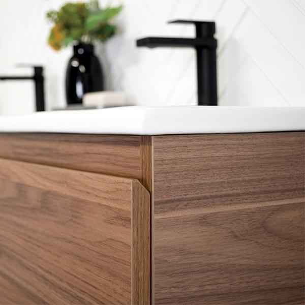 ADP Glacier Ceramic Slim Bathroom Vanity - Wellsons