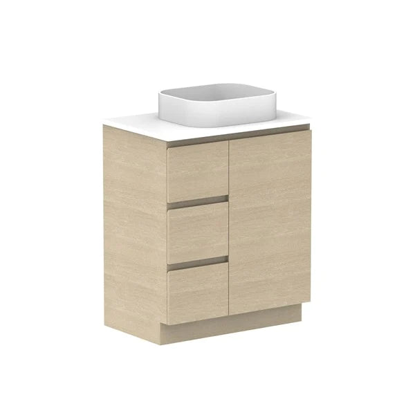 ADP Glacier Hamper Trio With Solid Surface Top - Lite