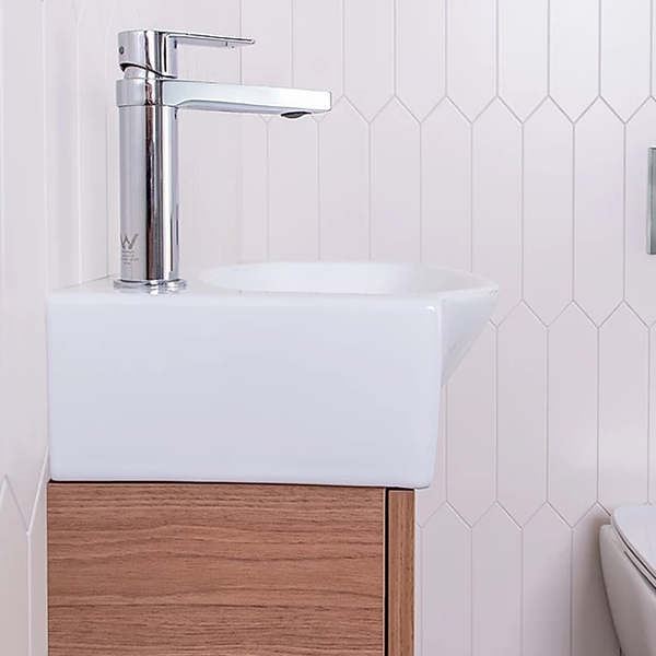 ADP Tiny Semi-Recessed Floor Standing Vanity 400mm - Wellsons