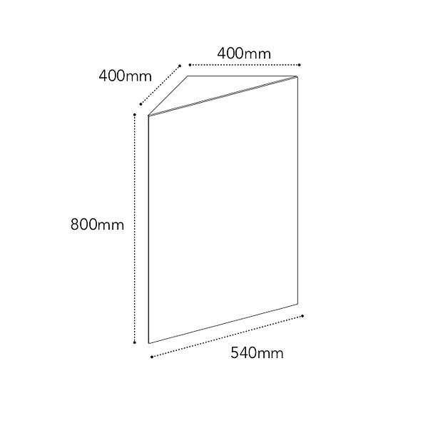 ADP Corner Mirror Shaving Cabinet