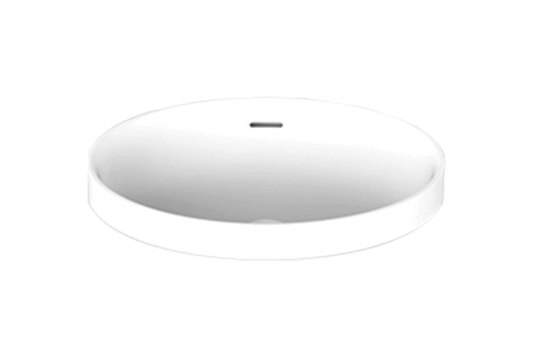ADP Ozera Semi Inset Solid Surface Basin - Matte White - Wellsons